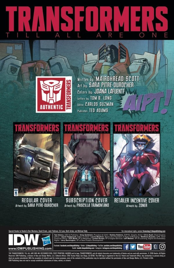 Transformers Till All Are One Issue 6 Full Comic Preview  (2 of 7)